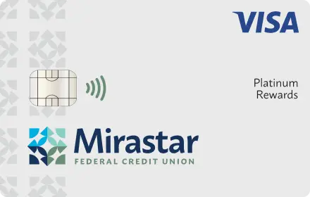 Secured Visa Platinum Rewards card