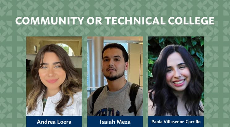 Educational Scholarship Winners Community or Technical College